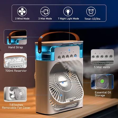 Desk Cooling Fan Portable Air Conditioner